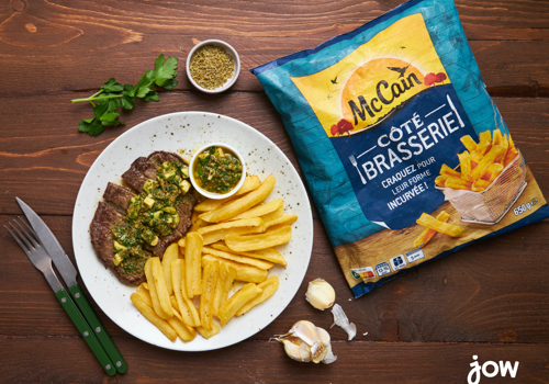 JOW X MCCAIN - Steak sauce avocat chimichurri & frites
