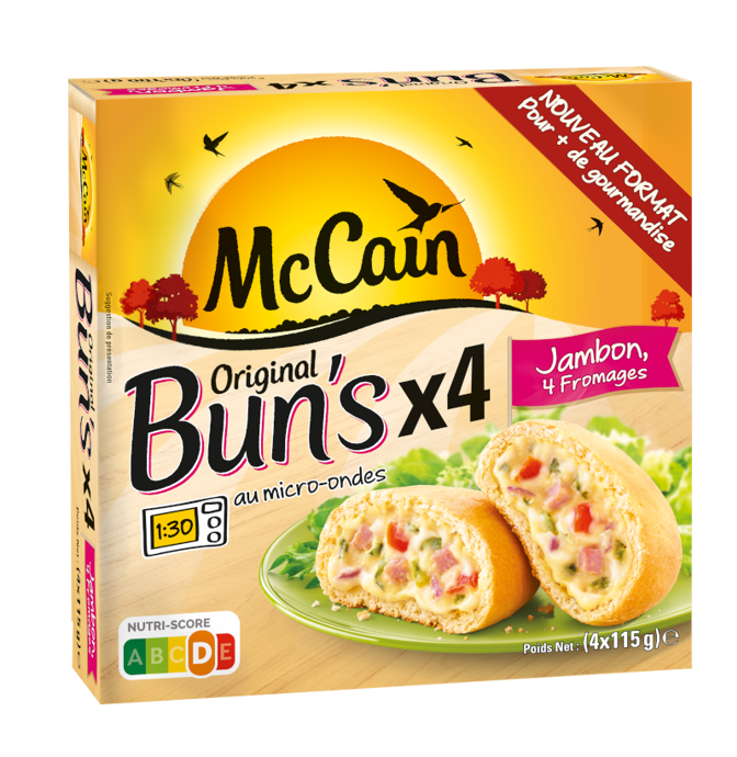 Bun's Jambon 4 Fromages McCain