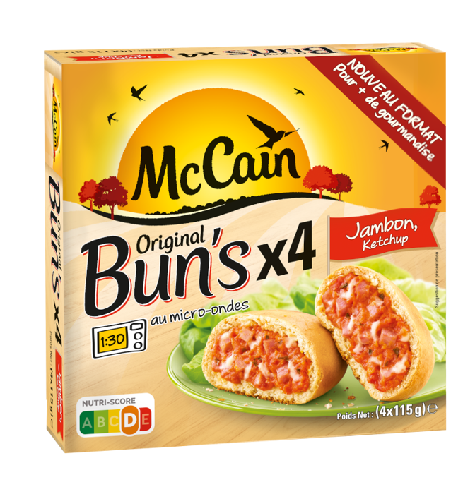 Bun's Jambon Ketchup McCain