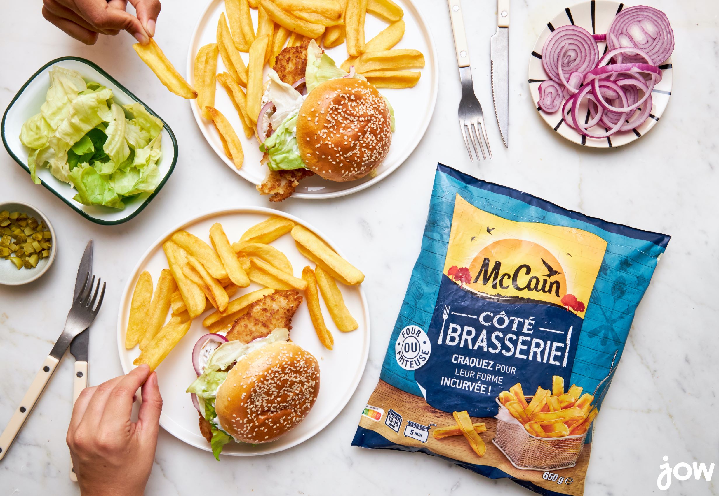 JOW X MCCAIN - Fish burger & frites