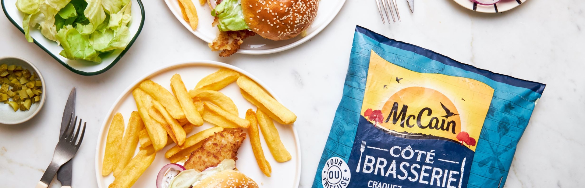 JOW X MCCAIN - Fish burger & frites
