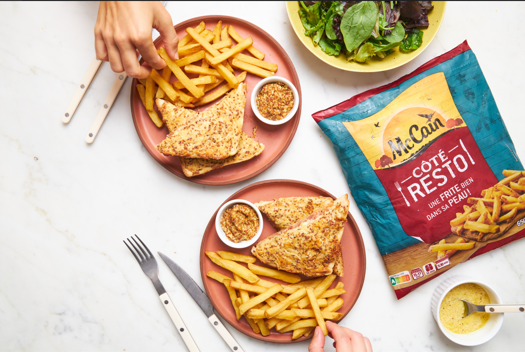 JOW X MCCAIN - Croque monsieur au Saint Nectaire et frites