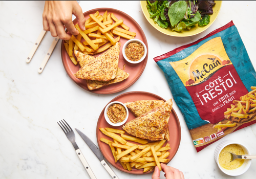 JOW X MCCAIN - Croque monsieur au Saint Nectaire et frites