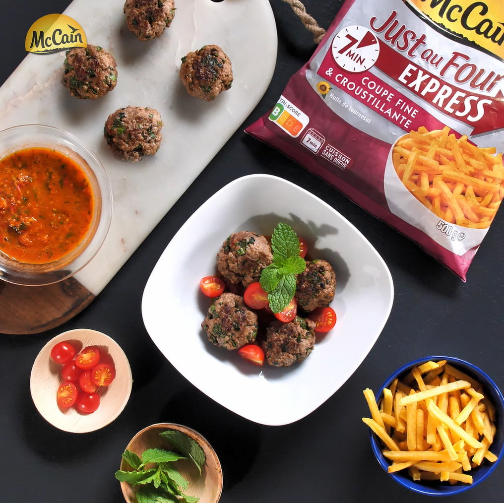 Kefta de bœuf à la coriandre