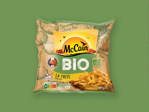 De la pomme de terre BIO et de l'huile de Tournesol BIO pour de bonnes frites savoureuses et fondantes.