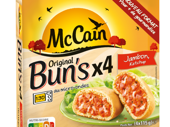 Original Bun's Jambon Ketchup McCain