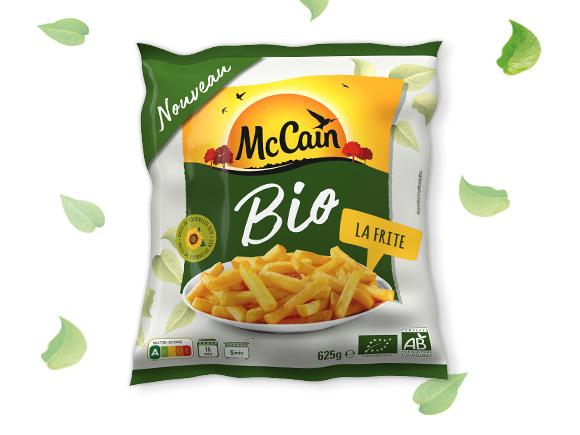 De la pomme de terre BIO et de l'huile de Tournesol BIO pour de bonnes frites savoureuses et fondantes.