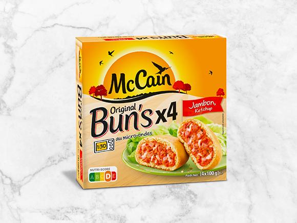 Original Bun's Jambon Ketchup McCain