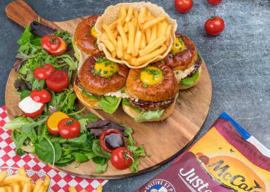 Burger à cheval