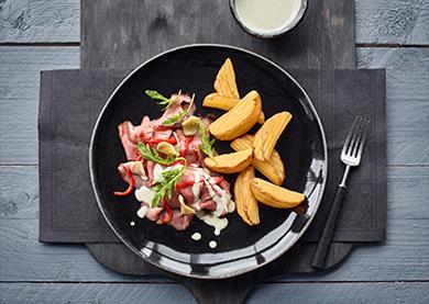 Carpaccio de rôti de boeuf