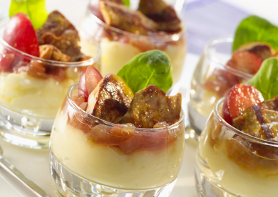 Verrine de tomates et Purée de McCain
