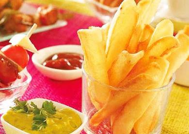 Guacamole et frites Côté Brasserie