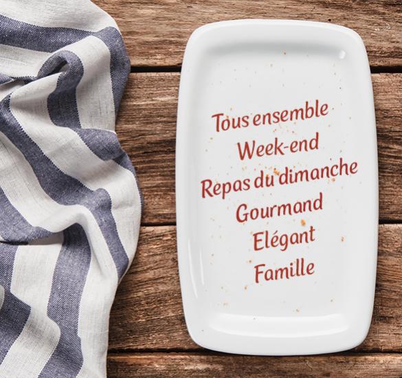 Tous ensemble, Week-end, Repas du dimanche, Gourmand, Elégant, Famille