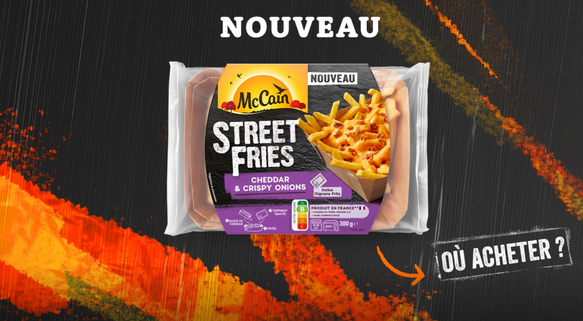 Nouveau Street Fries Cheddar