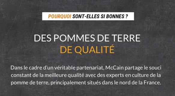 Des pommes de terre de qualité