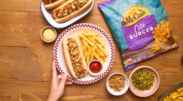 Hot Dog & frites