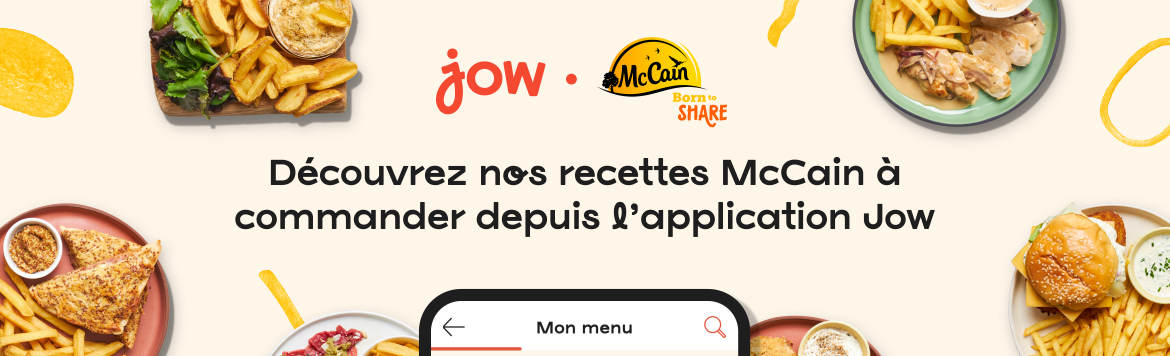 Mccain x Jow Recettes