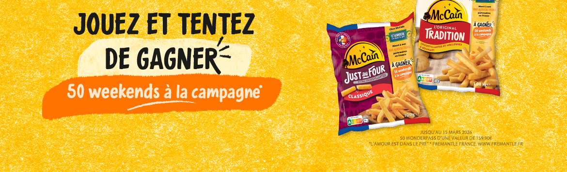 MCCAIN X L'AMOUR EST DANS LE PRE
