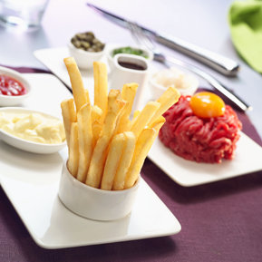 Des frites petites et fines pour une extra croustillance et un plaisir sans limite !