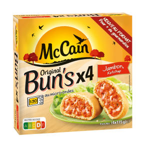 Original Bun's Jambon Ketchup McCain