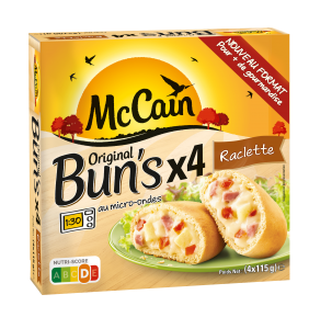 Original Bun's Raclette Jambon McCain