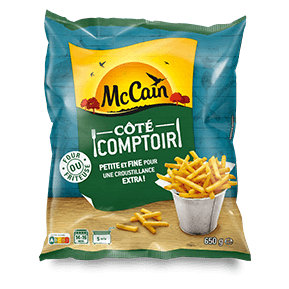 Des frites petites et fines pour une extra croustillance et un plaisir sans limite !