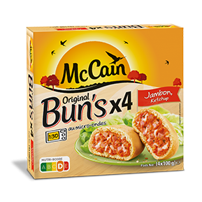 Original Bun's Jambon Ketchup McCain